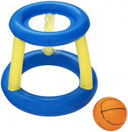 Panier de basket flottant - ballon, 3 anneaux - D 61 cm