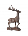 Cerf en fonte - L 13,4 cm x l 20,3 cm x H 32,8 cm