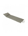 Coussin de transat enroulable - 180 x 60 cm - Taupe