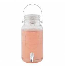 Distributeur à boisson 3,6 L - L 20,5 x l 14,8 x H 31 cm - Verre