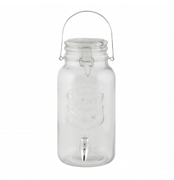 Distributeur à boisson 3,6 L - L 20,5 x l 14,8 x H 31 cm - Verre