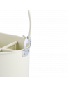 Porte-bouteilles avec décapsuleur L 18,2 x l 27,7 x H 13,5 cm - Blanc