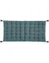 Matelas de sol imprimé - L 120 x l 60 x H 8 cm - Otto - Bleu