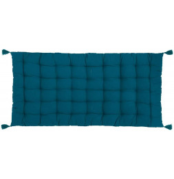 Matelas de sol imprimé - L 120 x l 60 x H 8 cm - Otto - Bleu