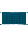 Matelas de sol imprimé - L 120 x l 60 x H 8 cm - Otto - Bleu