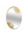 Miroir mural ovale - L 39,5 x l 56,5 cm x H 2,3 cm - To feel good - Doré