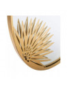 Miroir mural ovale - L 39,5 x l 56,5 cm x H 2,3 cm - To feel good - Doré