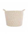 Lot de 3 paniers lurex - Tailles différentes - Blanc