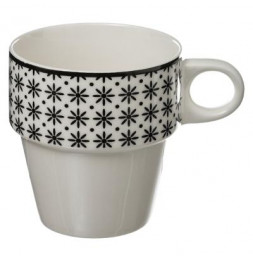 Lot de 4 mugs sur rack - Bohemia - 0.26 L