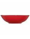 Lot de 6 assiettes creuses - Colorama - D 22 cm - Rouge