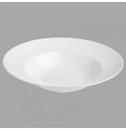 Lot de 6 assiettes à pâtes - D 27 cm - Blanc