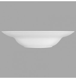 Lot de 6 assiettes à pâtes - D 27 cm - Blanc