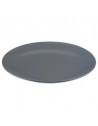 Lot de 6 assiettes plates - Colorama - D 26 cm - Gris