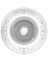 Lot de 4 assiettes plates - Renaissance - D 29 cm - Verre