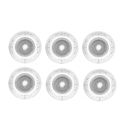 Lot de 4 assiettes plates -...