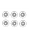 Lot de 4 assiettes plates - Renaissance - D 29 cm - Verre