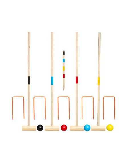 Jeu de croquet en bois - L 57 cm x l 9 cm