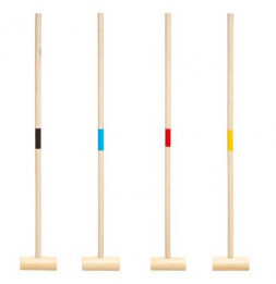 Jeu de croquet en bois - L 57 cm x l 9 cm