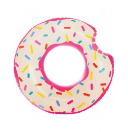 Bouée donut croqué - D 94 cm x H 23 cm - Rose