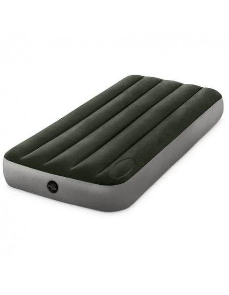 Matelas 1 place - Gonfleur à pied intégré - L 191 cm x l 76 cm x H 25 cm