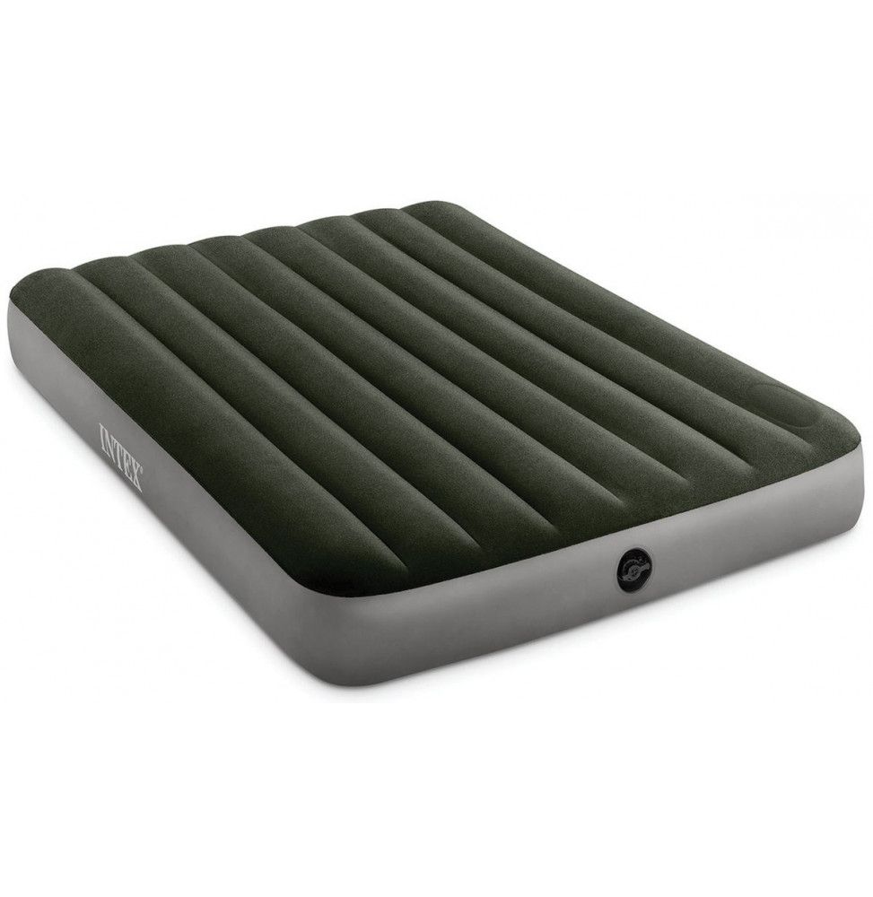 Matelas 2 places - Gonfleur à pied intégré - L 191 cm x l 137 cm x H 25 cm