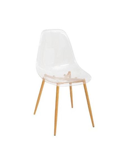 Chaise transparente - Taho - L 47 cm x l 53 cm x H 85 cm