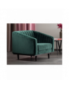 Fauteuil en velours - Asprey - L 83 cm x H 78 cm - Vert royal