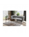 Table basse ronde - Crystal - D 80 x H 45 cm - Ambre