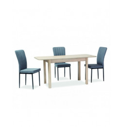 Table extensible - Diego - L 65 x l 140 x H 75 cm - Chêne Sonoma