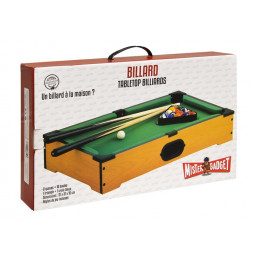 Billard de table - Mini jeu en bois - Jeu de groupe 