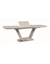 Table pliante - Armani - L 90 x l 220 x H 76 cm - Gris