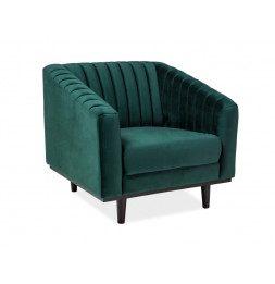 Fauteuil en velours -...