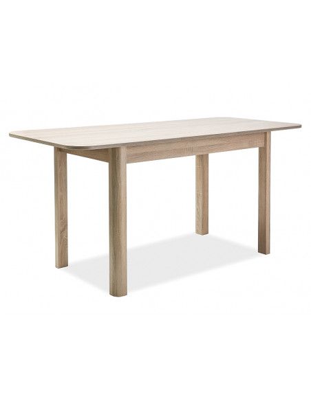 Table extensible - Diego - L 65 x l 140 x H 75 cm - Chêne Sonoma