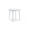 Table ronde scandinave - D 90 cm x H 75 cm - Blanc