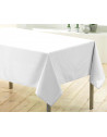 Nappe rectangulaire unie - 140 x 300 cm - Blanc