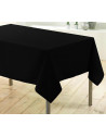 Nappe rectangulaire unie - 140 x 200 cm - Noir