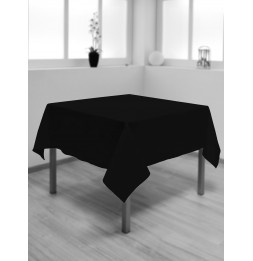 Nappe carrée 180 x 180 cm - Noir - Linge de table