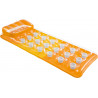 Matelas gonflable - L 188 x l 71 cm - PVC - Orange