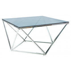 Table basse en verre - 80 x...