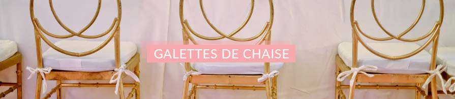 Galettes de chaise, coussins et dessus de chaise | Vente en ligne AC Deco