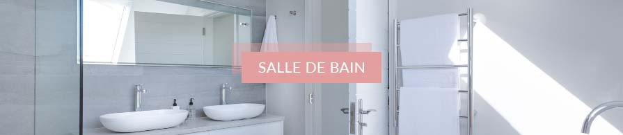 Décoration de salle de bain - Abattants, rideaux de douche, poubelles et accessoires de salle de bain