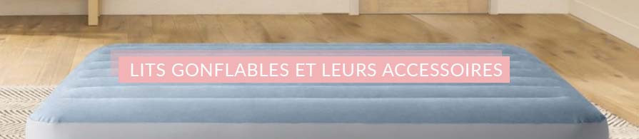 Matelas gonflables Intex - Matelas 2 personnes ou matelas simple à gonflage électrique